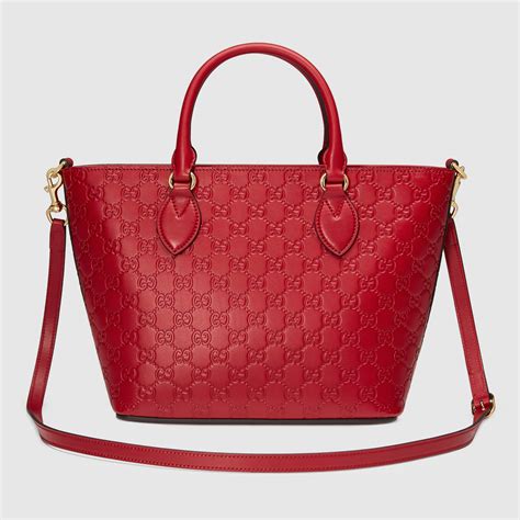 gucci signature leather tote bag|gucci shoulder tote bag.